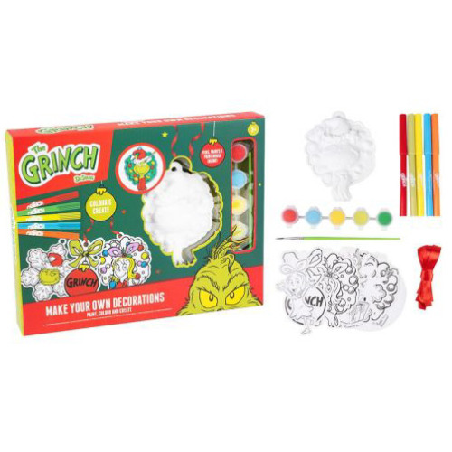 The Grinch Make Your Own Decorations Activity & Craft Set (28x22x4cm) (3+ YRS)