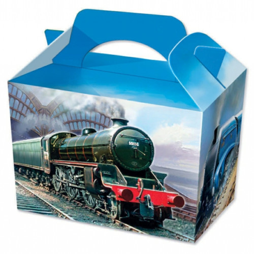 Steam Train Cardboard Food Box (15x10x10cm)