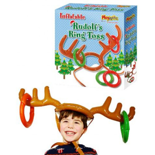 Inflatable Antler Rudolph's Ring Toss Game (18x18x5cm)