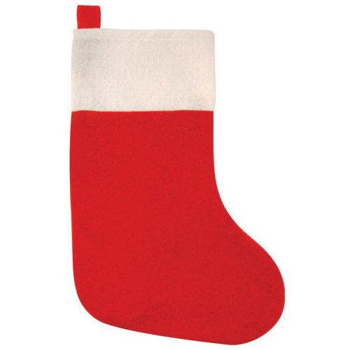 Red Felt Stocking 40cm (E.O.L.) - SAVE 50% !!