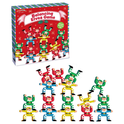 Wooden Balancing Elves Game (28x26.5x2.5cm) (5+ YRS)