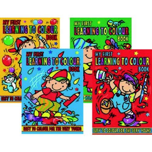 (HIDDEN) My First Colouring Book A4 (4 asstd.) (80 pages)