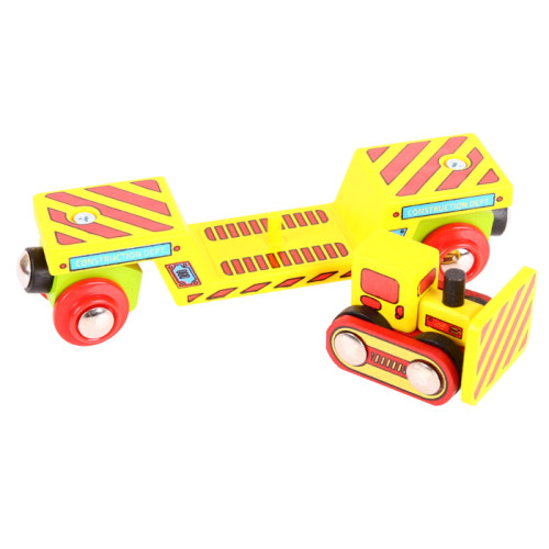 Bigjigs Bulldozer Low Loader