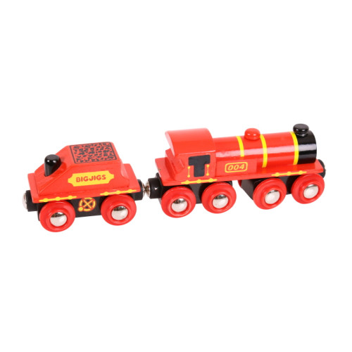 Bigjigs Big Red Engine & Coal Tender