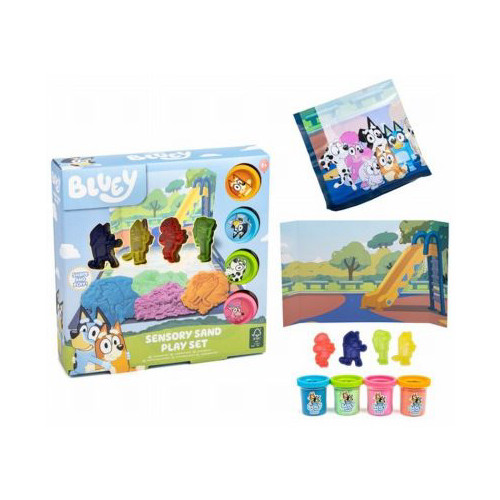 Bluey Sensory Sand Play Set (25x25x5cm) (3+ YRS)