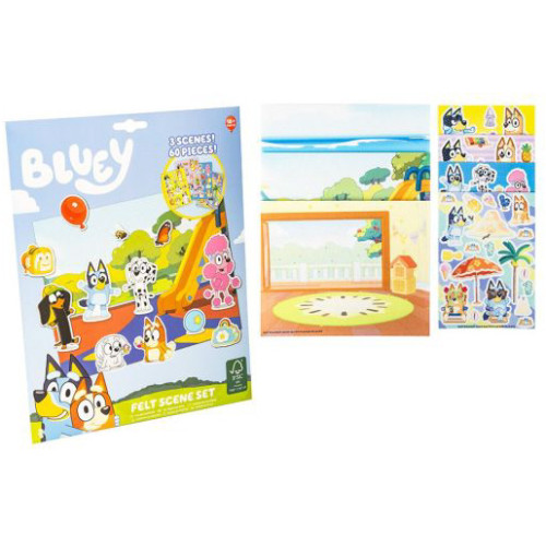 Bluey Felt Activity Set (29x23x0.5cm) (18 MTHS +)