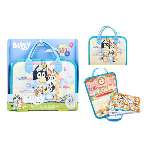 Bluey On The Go Felt Scene Set (33x28x2.5cm) (18 MTHS +)