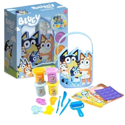 Bluey Dough Bucket Activity Kit (22x25x10.5cm) (3+ YRS)