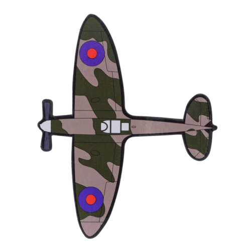 Spitfire Rubberised PVC Magnet in Cello Bag (10 x 8cm)