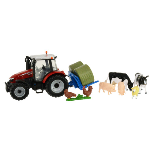 Britains 43205: Massey Ferguson 5612 Tractor Play Set