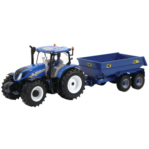 Britains 43268: New Holland T6 Tractor with Trailer Play Set