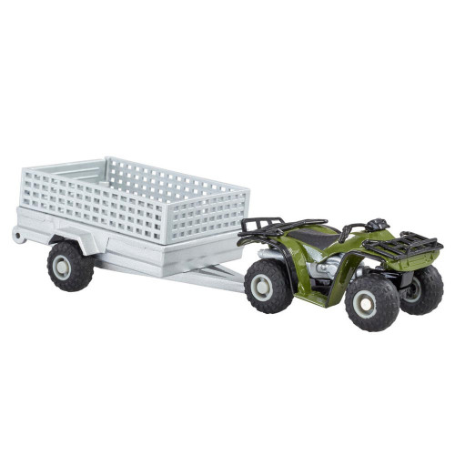 Britains 43358: Quad ATV Bike with Trailer Playset