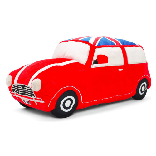 Vintage Union Jack Mini Cooper Plush Soft Toy - Large (35cm)