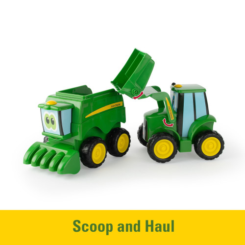 Britains John Deere Kids 47193: Farmin' Friends Johnny & Corey Combine (18 MTHS +)