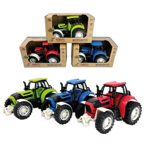 Bioplastic Tractor Toy 20cm (3+ YRS) (3 Assorted) (NEW)