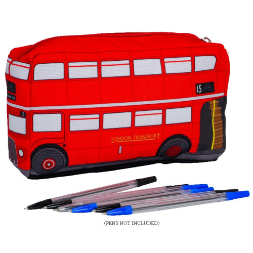 Vintage London Bus Pencil Case (21 x 20cm)