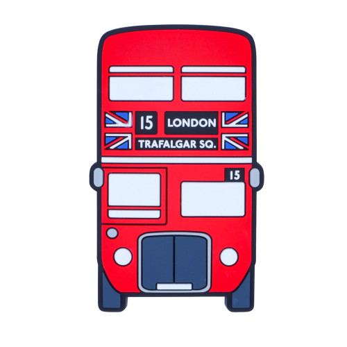 London Bus Front Magnet in Cello Bag (8 x4x 1cm)