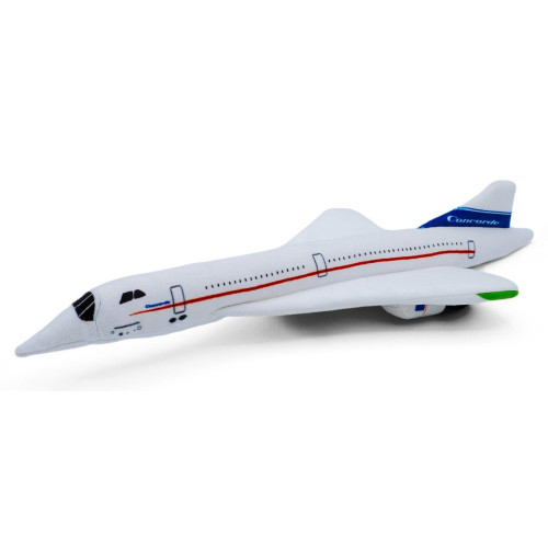 Concorde Supersonic Jet Plush Soft Toy (44 x 20 x 9.5cm)