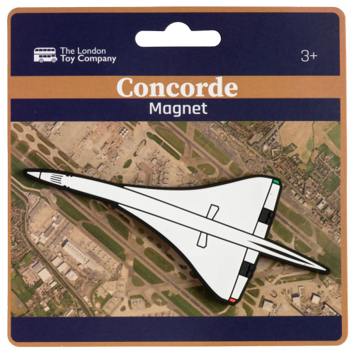 Concorde Rubber Magnet on Hanger Card (9 x 4 x 1cm) (NEW)