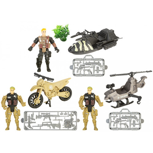 Wizz Toys Small Military Play Set (3 asstd.) (NEW)