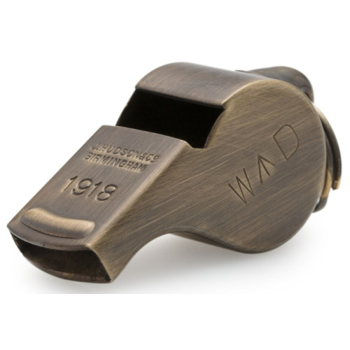 Model 58 Acme Thunderer "1918 Broad Arrow WD" Antique Brass Whistle (Boxed) (E.O.L.) - SAVE 20% !!