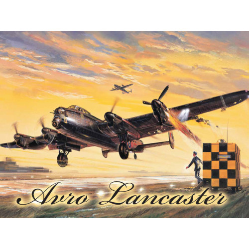 Mini Metal Sign (AE): Avro Lancaster