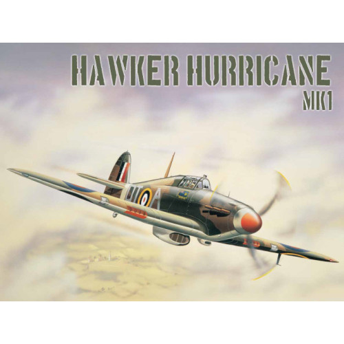 Mini Metal Sign (AE): Hawker Hurricane Mk1
