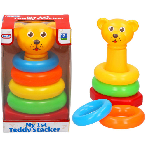 My 1st Teddy Stacker Toy (20x13x10cm) (12 MTHS +) (E.O.L.)
