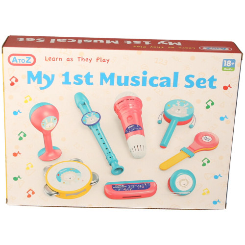 My First Musical Set of 7 Instruments (36x27x7cm) (18 MTHS+)