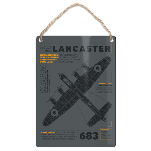 Metal Dangler (IWM): Lancaster - Technical