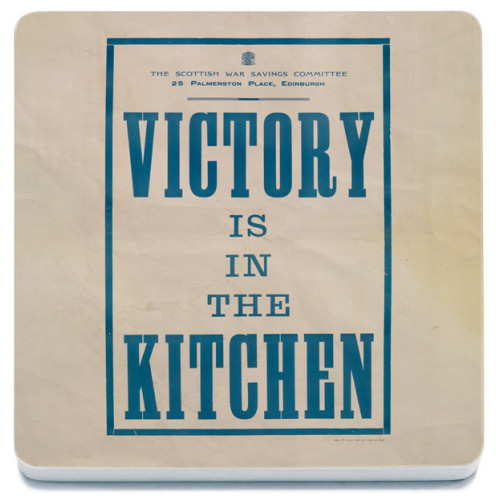 Melamine Coaster (IWM): Victory Is In The Kitchen