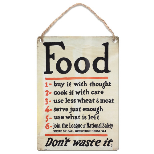 Metal Dangler (IWM): Food - Don't Waste It