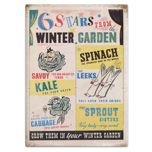 Metal Fridge Magnet (IWM): Grow Them In Your Winter Garden
