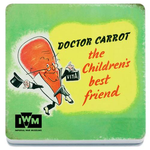 Melamine Coaster (IWM): Doctor Carrot The Children's Best Friend