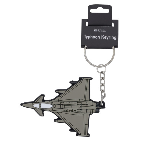 Typhoon Rubberised PVC Keyring on Hanger Card (7 x 6cm)