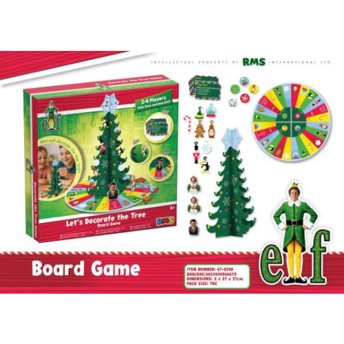 Elf 'Let's Decorate the Tree' Board Game (25x25x5cm) (3+ YRS)