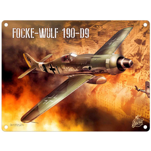 Metal Sign (AE): Focke-Wulf 190-D9 (NEW)