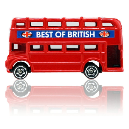 The Famous British Bus Die-Cast Metal Fridge Magnet