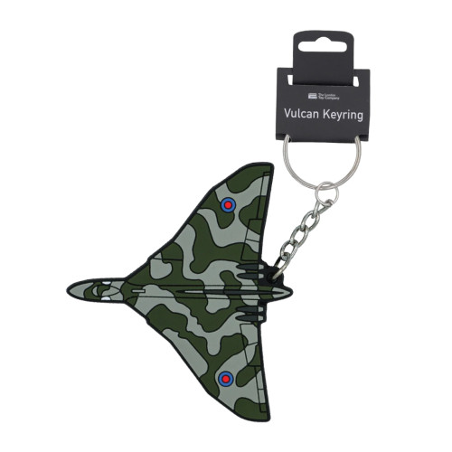 Vulcan Rubberised PVC Keyring on Hanger Card (7 x 6cm)