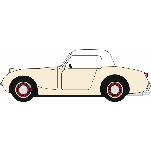 Austin Healey Frogeye Sprite - Old English White (1:76) (NEW) (Due Q3/2026) (ADV-R)