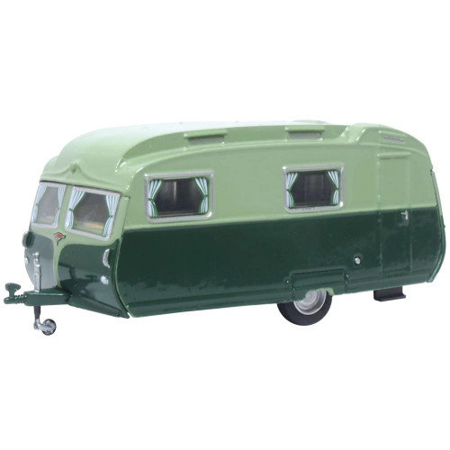Carlight Continental Caravan - Dark Green/Sage Green (1:76)