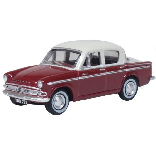 Hillman Minx Mk IIIA - Pippin Red / Pearl Grey (1:76) (NEW)