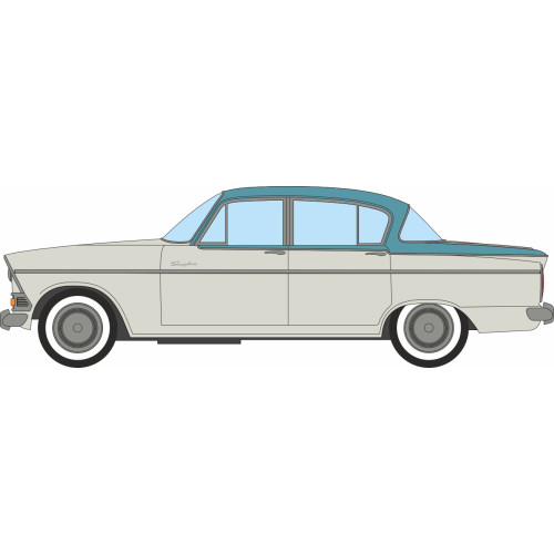 Humber Sceptre Mk1 - Moonstone / Quartz Blue Metallic (1:76) (NEW)