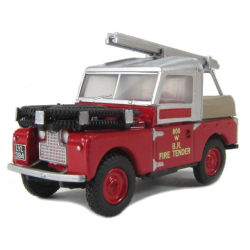 Land Rover Series 1 88" Fire Tender - British Rail (1:76)