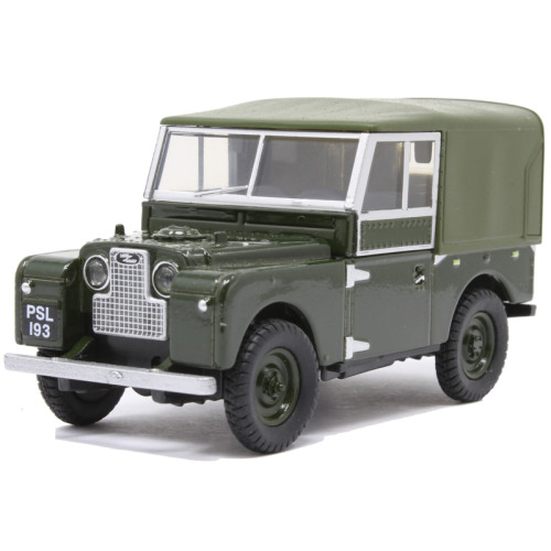 Land Rover Series I 88" Canvas Rails - Bronze Green Plimsoll (1:76)