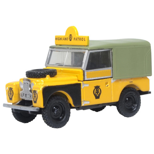 Land Rover Series I 88" Canvas - AA Highland Patrol (1:76) (NEW)