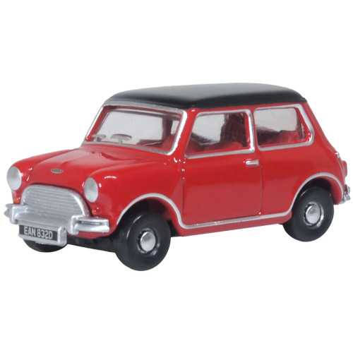 Austin Mini Cooper - Tartan Red / Black (1:76)