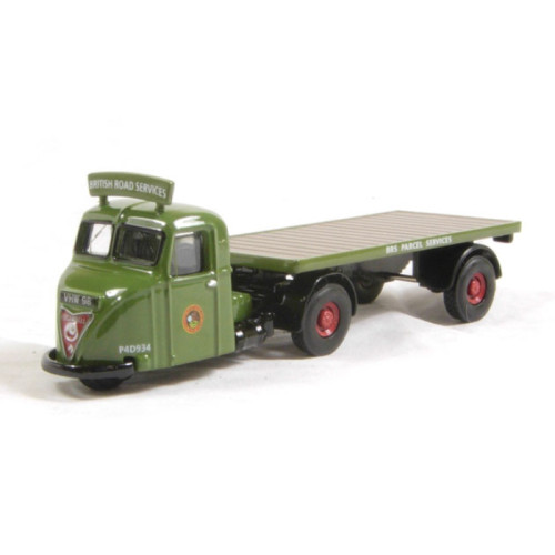 Scammell Scarab Flatbed Trailer - BRS Parcels (1:76) (E.O.L.)