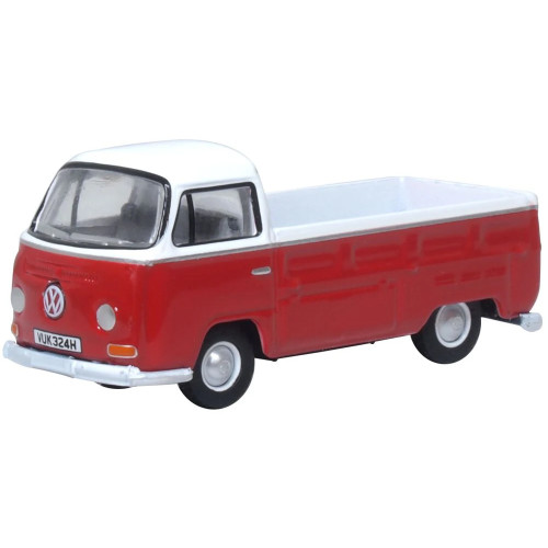 VW Bay Window Pick Up - Poppy Red / White (1:76)