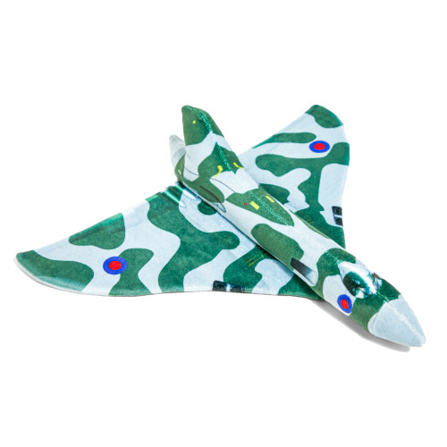 Vulcan Bomber Aeroplane Plush Soft Toy (36 x 33 x 7cm)
